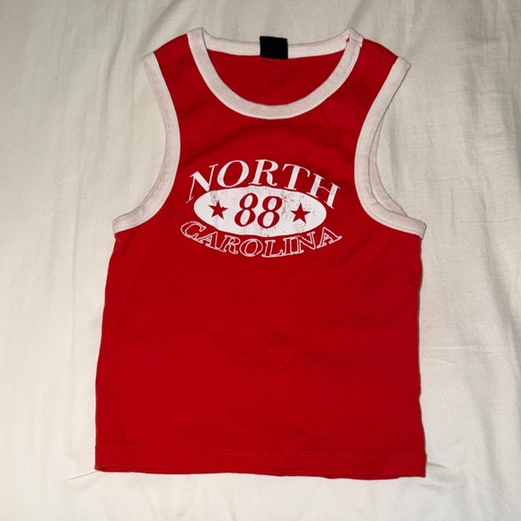 Urban Outfitters Tops - Urban Outfitters Red Graphic Tank Top